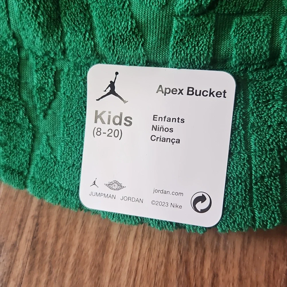 Jordan Kids’ Fuel Up Cool Down Bucket Hat: GREEN: NEW WITH TAG: YOUTH 8-20
